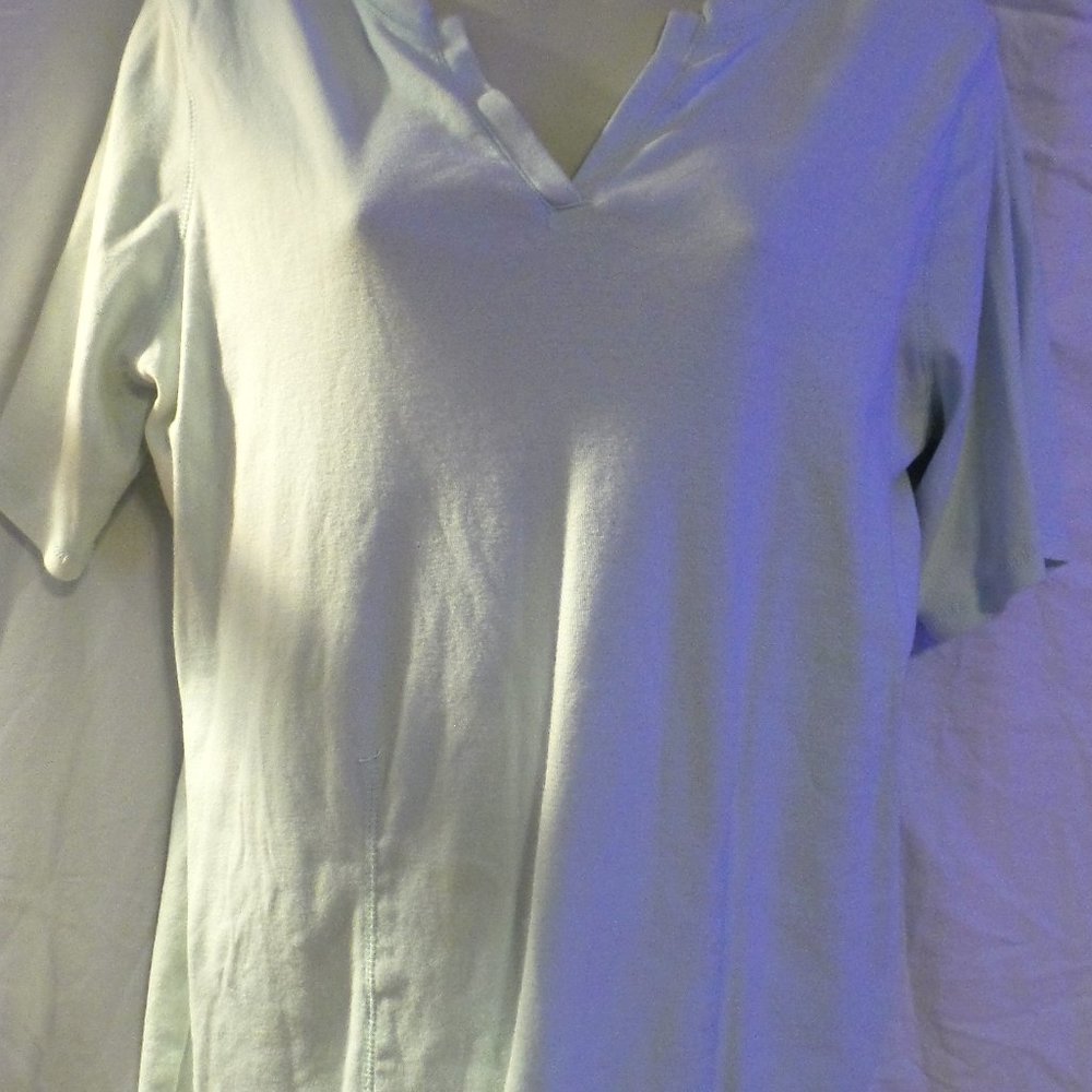 Jones New York Mint Green women's short sleeve Tee Shirt size 1X